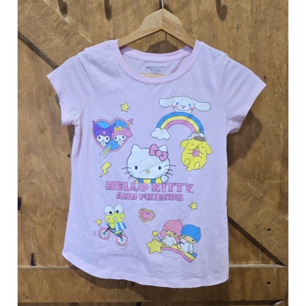 Hello Kitty by Sanrio Pink Youth Size Large T Shirt